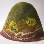Sauna hat "Forest leaf"