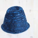 Blue sauna hat