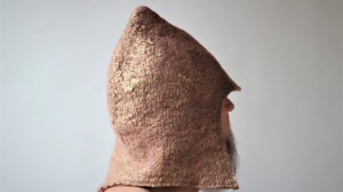 Sauna hat "Copper knight helmet"