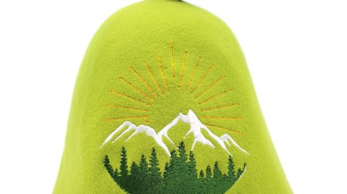 Sauna hat "Green mountains"